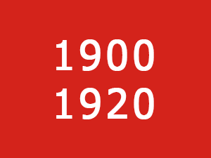 1900 - 1920