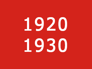1920 - 1930